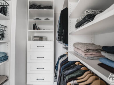 Master Closet Makeover - Before and After