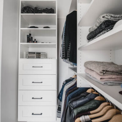 Master Closet Makeover - Before and After