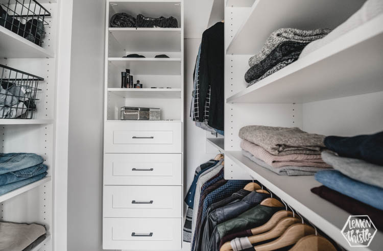 Master Closet Makeover - Before and After