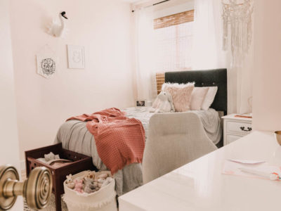 Little Girls Bedroom Makeover- love the textures in here!