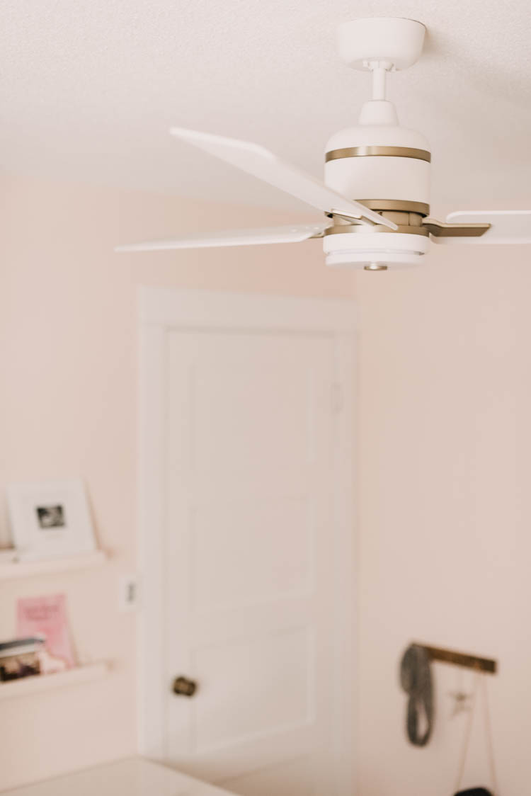 Ceiling fan in kids bedroom