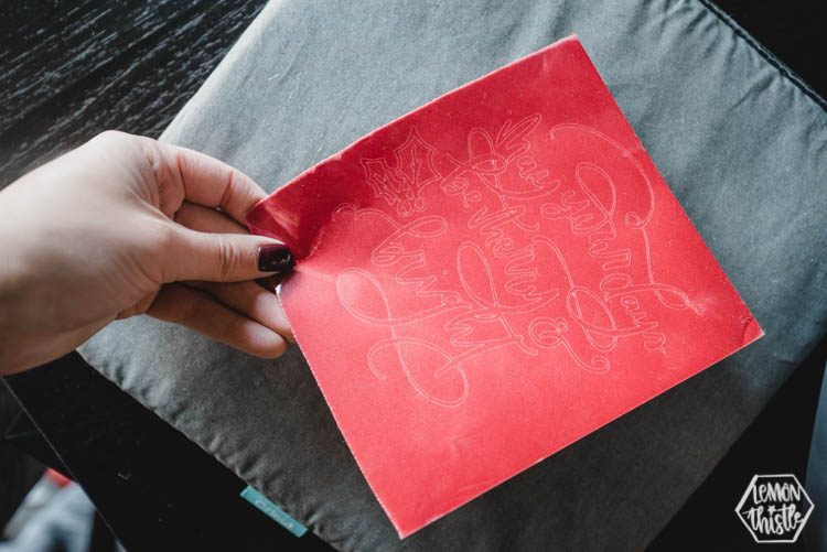 DIY Holiday Pennants with Cricut