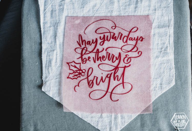 DIY Holiday Pennants with Cricut