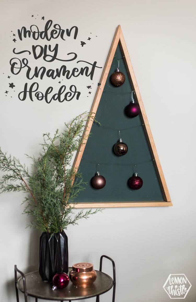 Modern DIY Ornament Holder Tree