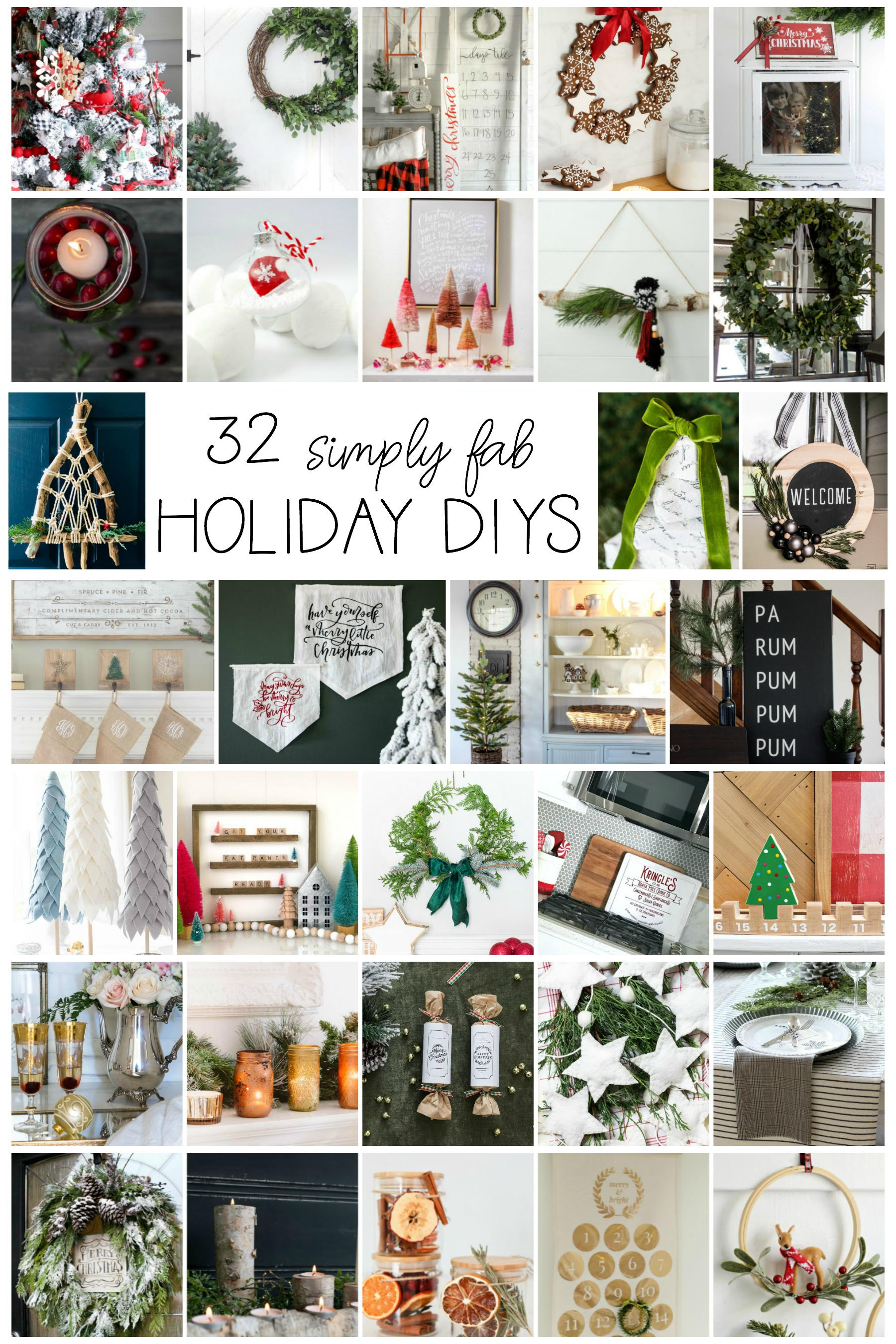 Tons of gorgeous holiday DIY projects!
