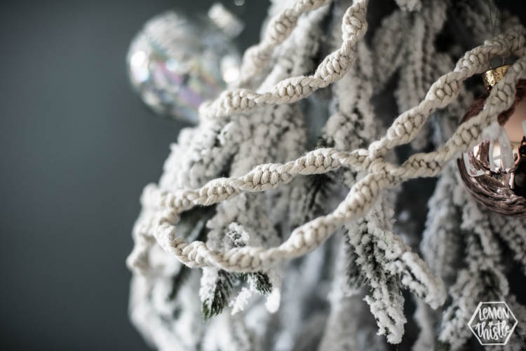 DIY Macrame Garland for a Christmas tree... or just for your house!