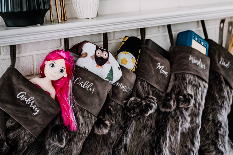 Personalized gifts for every one... in personalized stockings! 