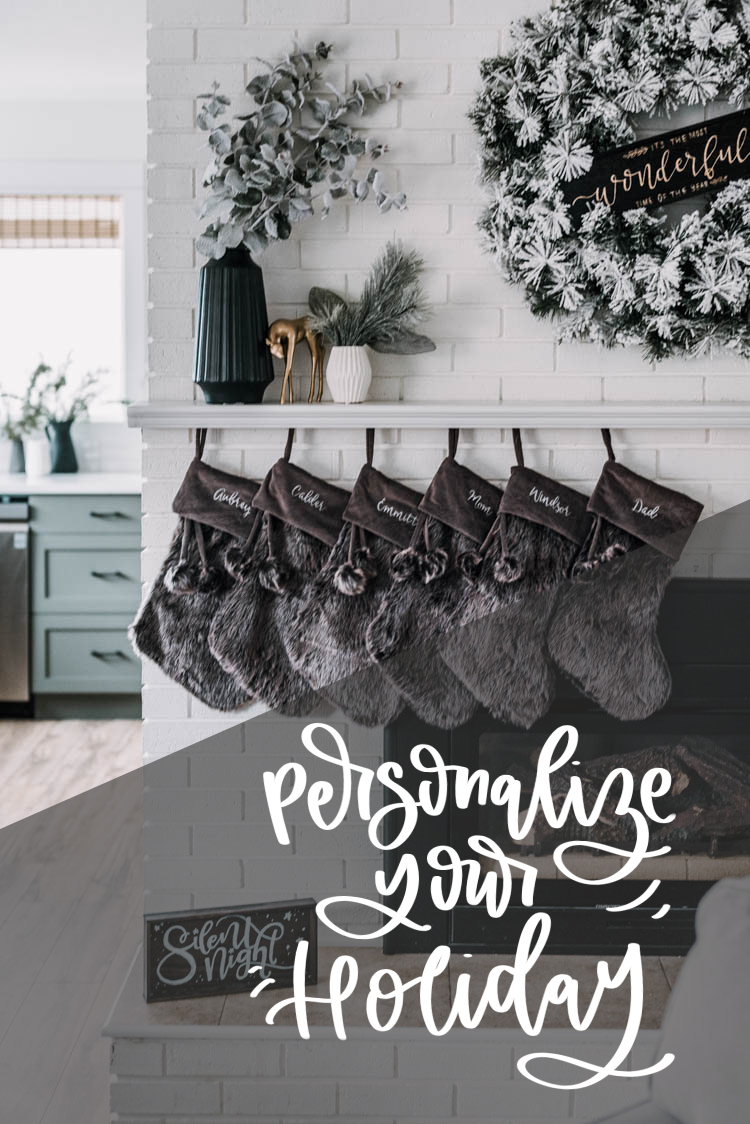 personalize your holiday - gifts and decor you can customize with names!