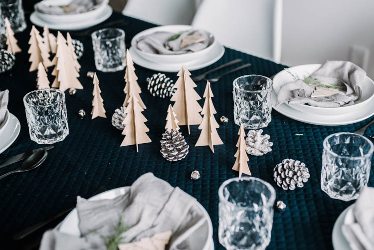 DIY 3d wooden trees with the cricut maker knife blade