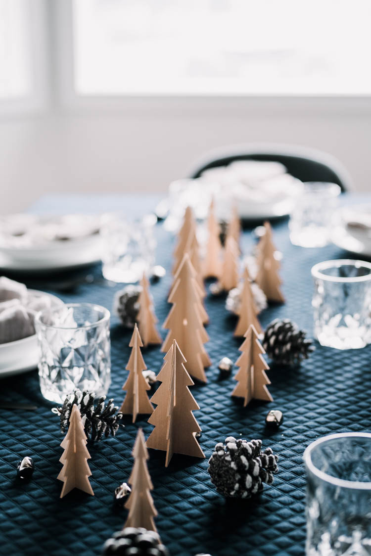 DIY 3d wooden trees with the cricut maker knife blade