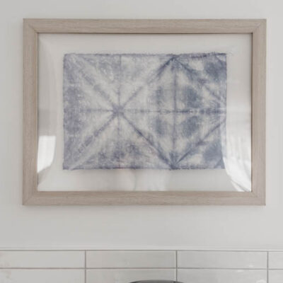 Simple DIY Faux Shibori tutorial