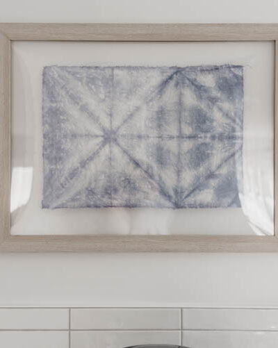 Simple DIY Faux Shibori tutorial