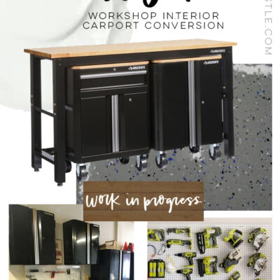 Garage Interior Design Plans & Inspiration (with sources!)