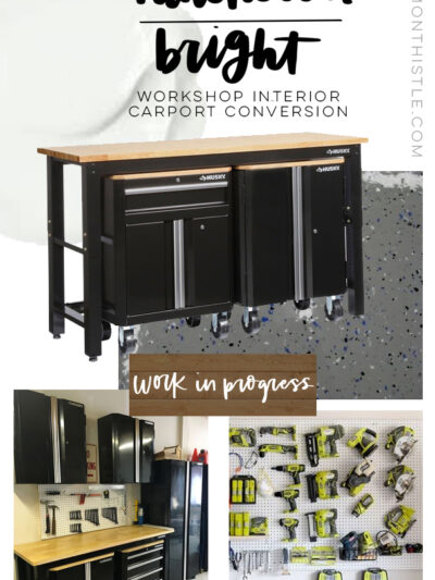 Garage Interior Design Plans & Inspiration (with sources!)