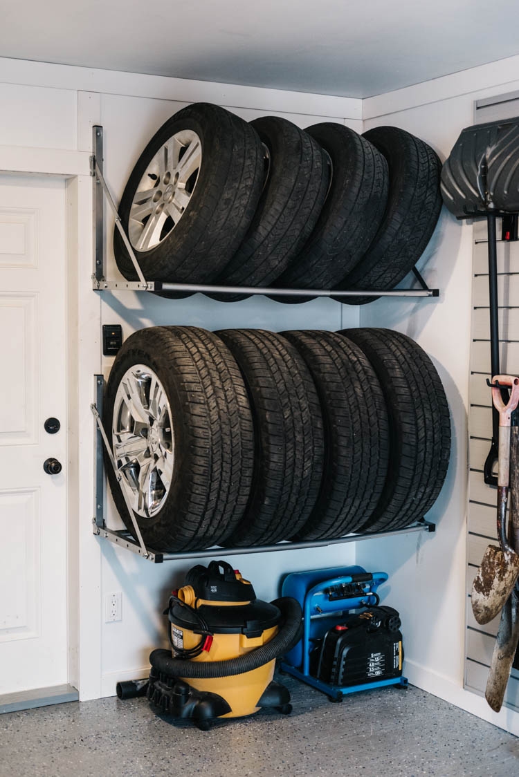 Great Tire Storage for in the garage