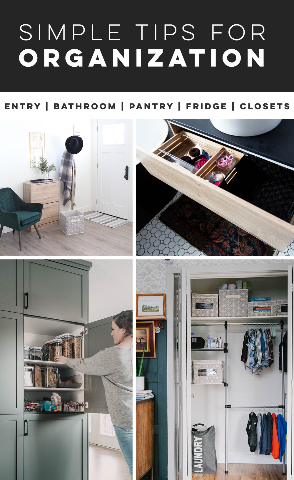 Organization tips for the modern family home 