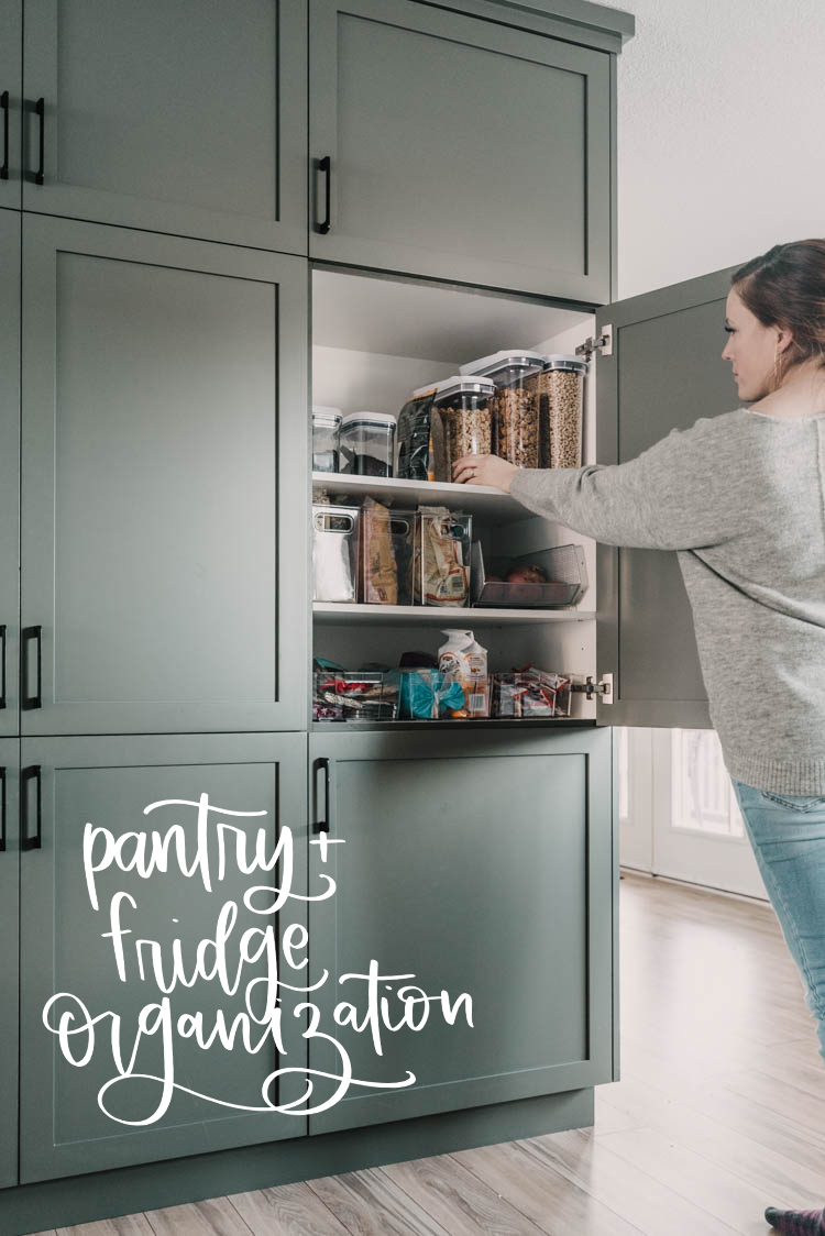 Pantry + fridge organization tips for families