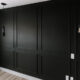 Moody black moulding wall DIY