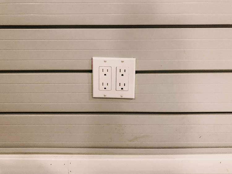 Outlet in SLAT wall- how to cut the slats