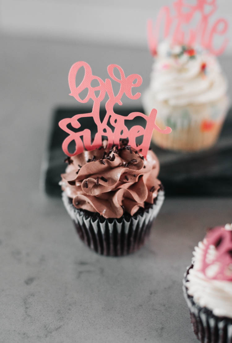 Love is sweet cake topper