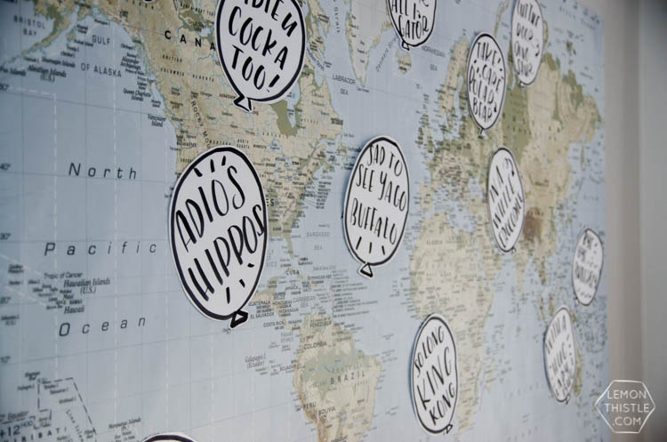 Going away party decorations to make