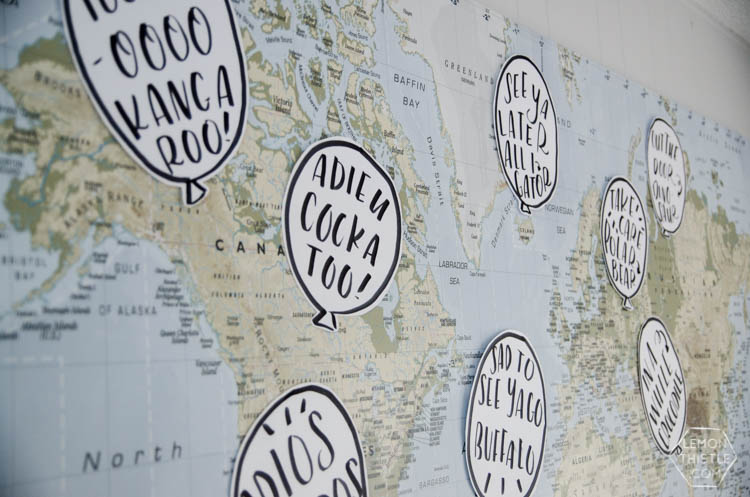 Going away party decorations to make