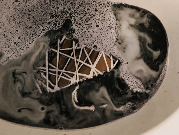 Simple DIY Faux Shibori tutorial