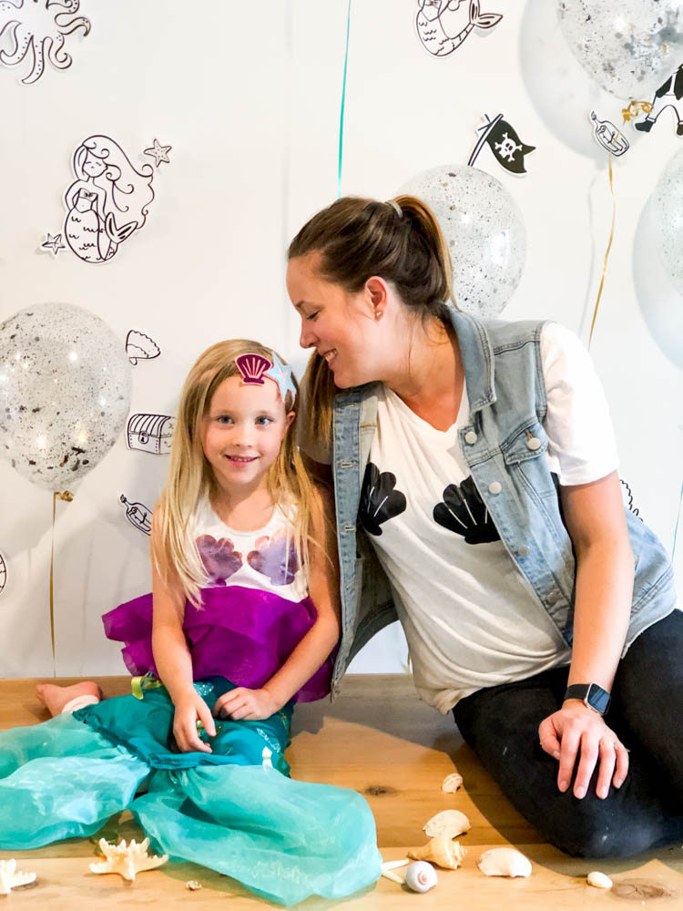 Modern Pirate and Mermaid themed birthday party