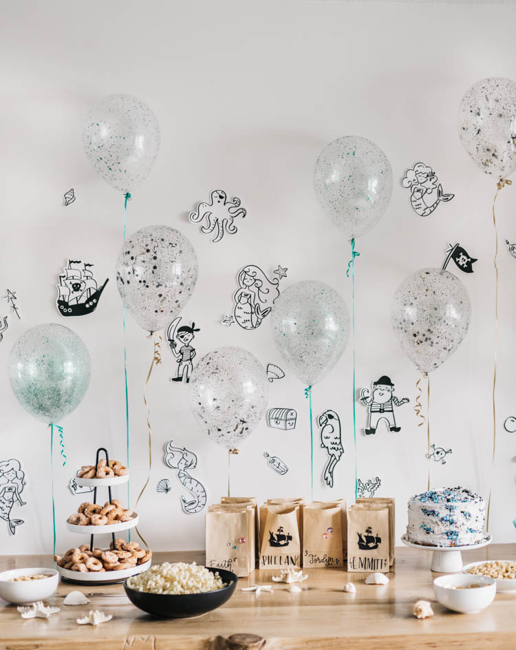 Pirate and Mermaid Birthday Party Idea