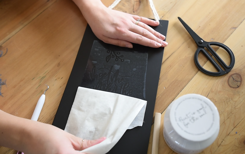 HOW to apply vinyl decals using transfer tape