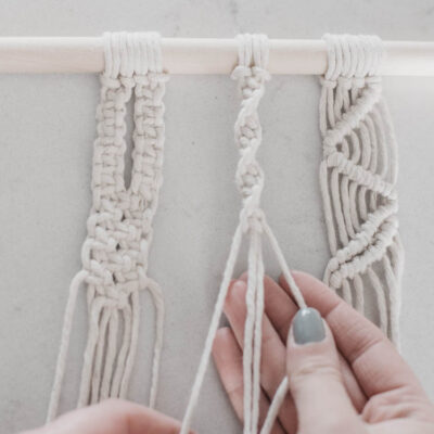 The 4 basic macrame knots you need for almost any wall hanging