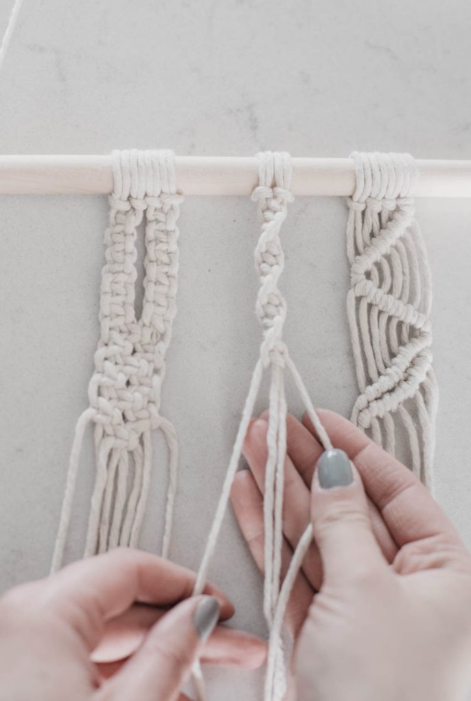 The 4 basic macrame knots you need for almost any wall hanging
