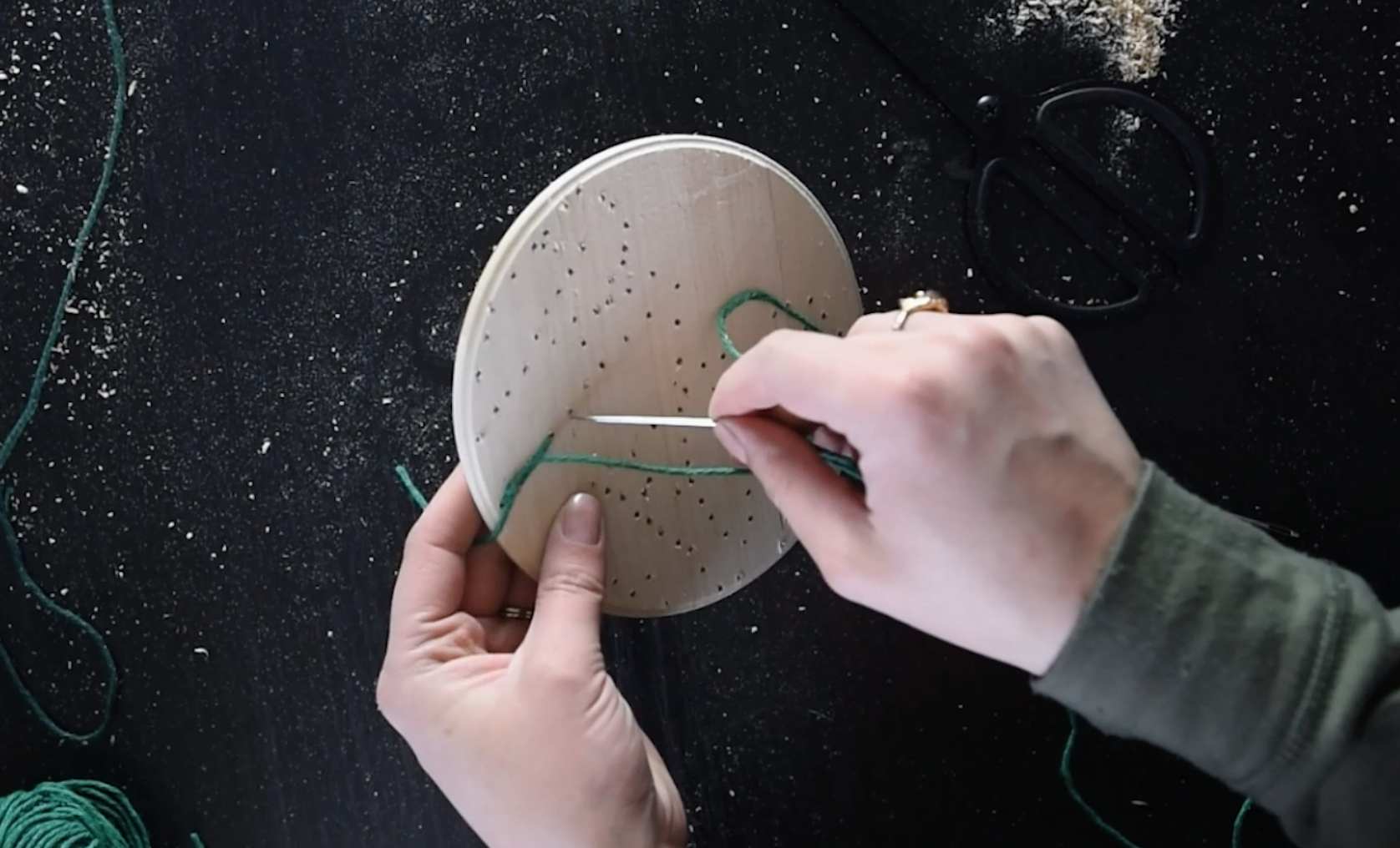 How to embroider on wood (without a CNC machine)