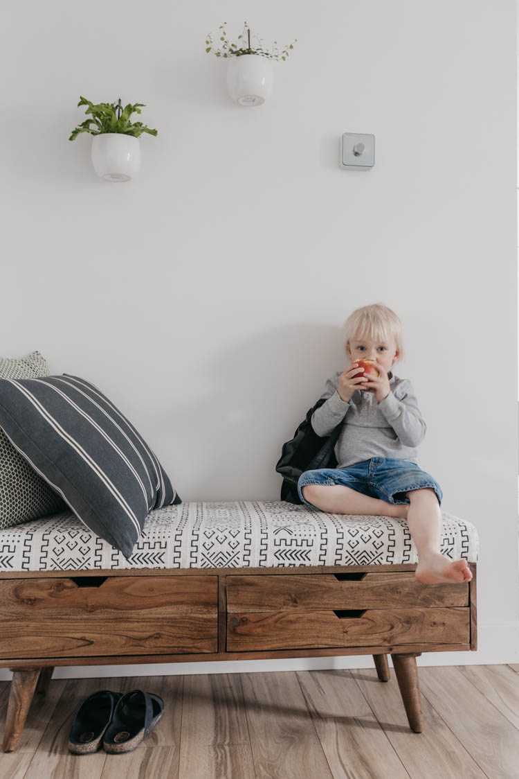 Entry way storage bench- what to store in it