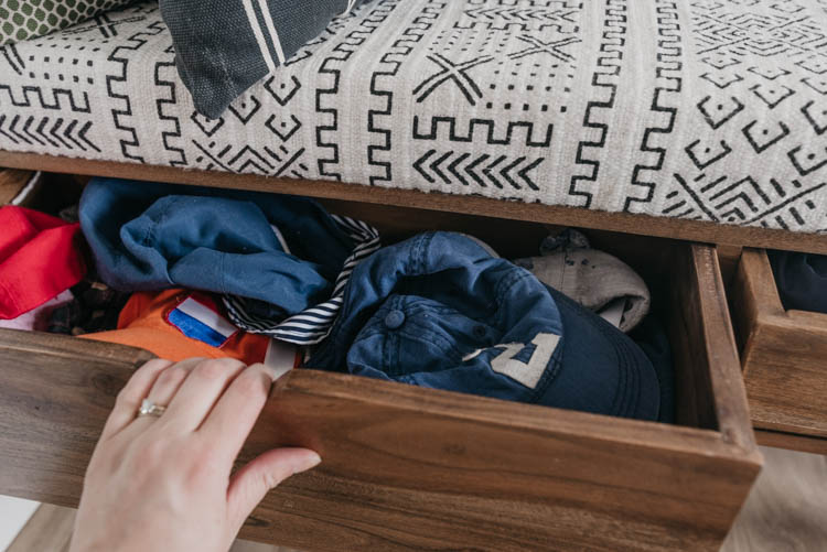 Entry way storage bench- what to store in it