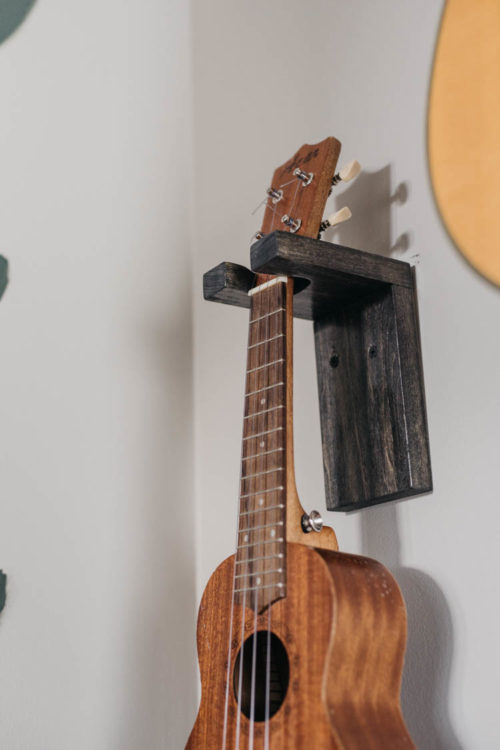 DIY Wall Mount Guitar Holder Lemon Thistle