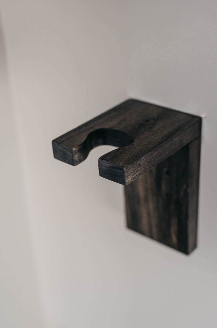 DIY Wall Mount Guitar Holders- Tutorial and plans