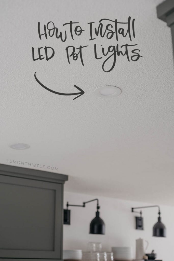 How to replace a light fixture with a pot light! LED and no going in the attic!