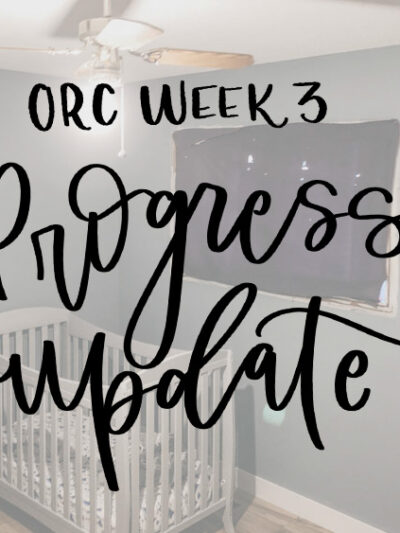 One Room Challenge week 3! The hardest, least pretty parts. What we still have left to do