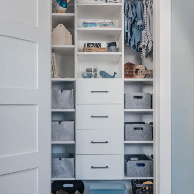 How to pick baskets for kids closet- to make the most of your space