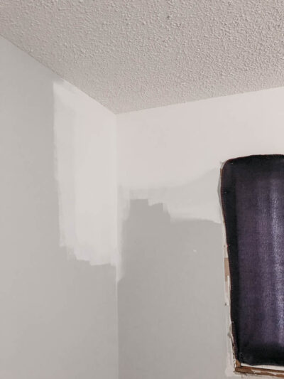 Repair after removing a valance