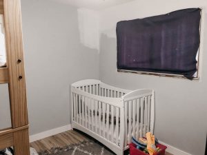 One Room Challenge update- we removed the valance!