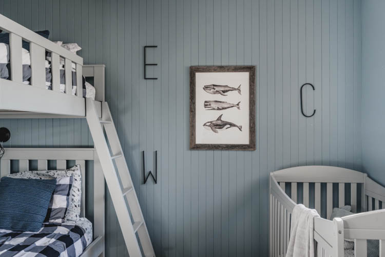 DIY skinny shiplap wall (vertical!) and the EASIEST way to make it