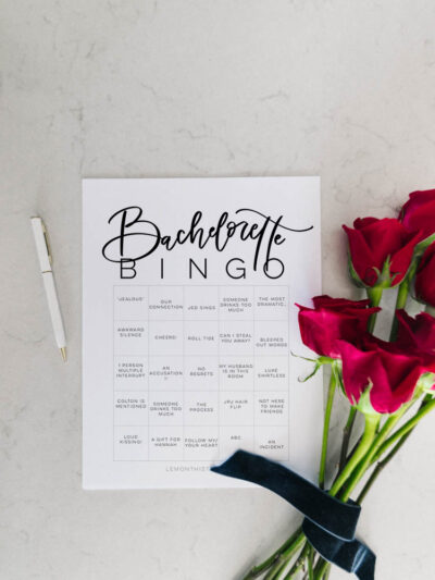 Free Printable Bachelorette Bingo for Hannah's Season! #bachelornation