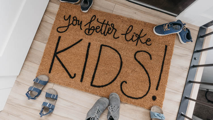 Diy Personalized Door Mats How To Letter On Coir Mats