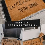 Easy DIY Door Mat tutorial