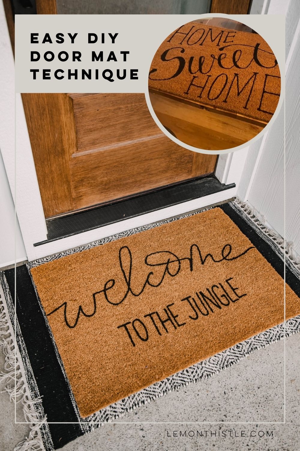 DIY DOOR MAT IDEA
