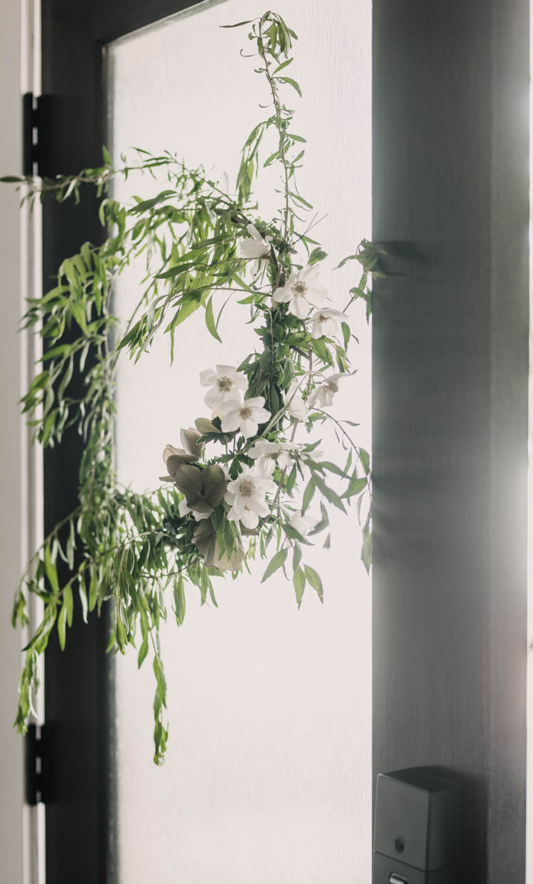 Summer floral wreath DIY