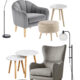 Choosing furniture for a bay window reading nook (with links)