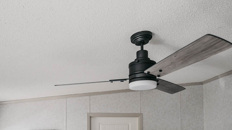 How To Install A Ceiling Fan On A Sloped Ceiling Lemon Thistle